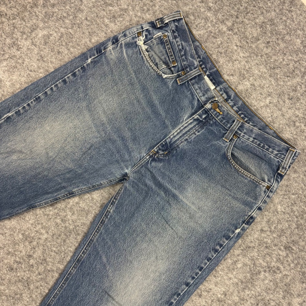 Carhartt Mens Relaxed Fit Straight Leg Blue Denim Jeans Size 38x32